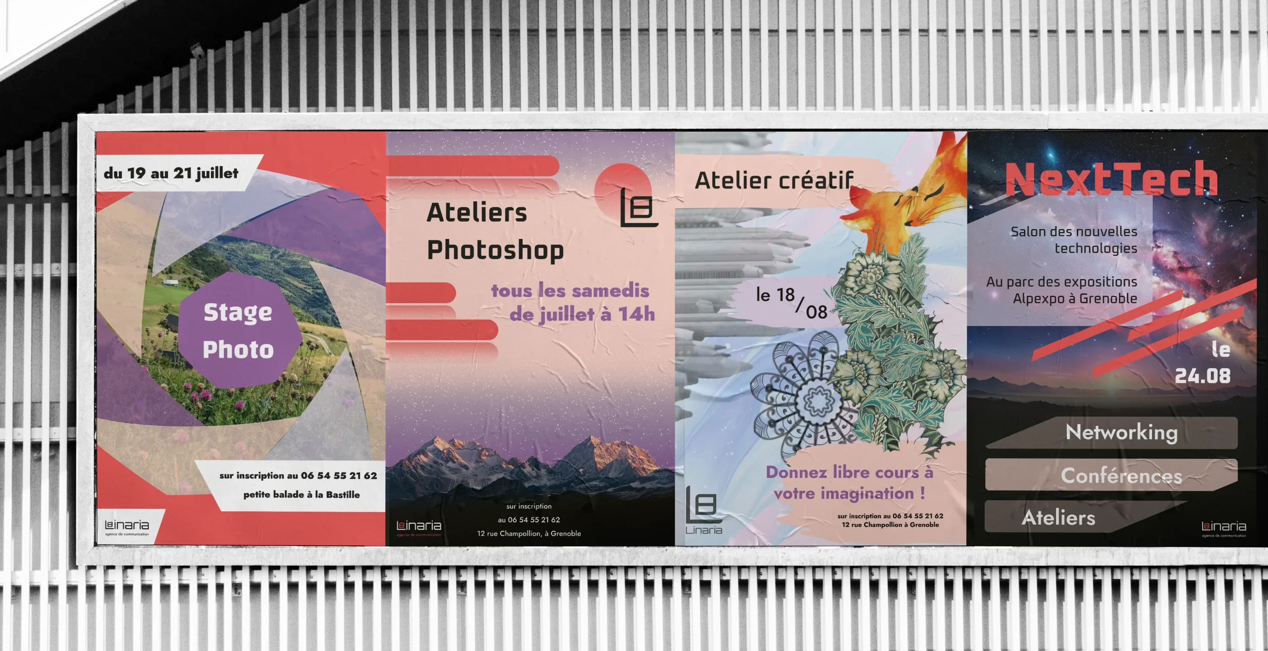 creation de sites internet, Linaria, votre agence web et communication dans les Pyrénées - print- affiches